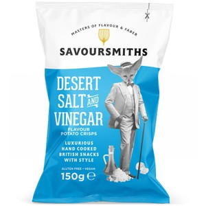Savoursmiths Desert Salt & Vinegar Crisps, 150g