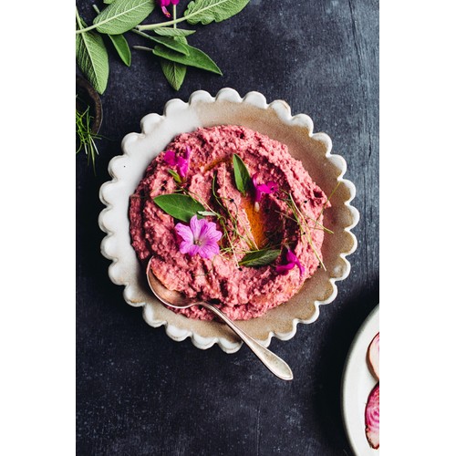 ChicP Sharing Table Velvet Beetroot & Horseradish Hummus Pot