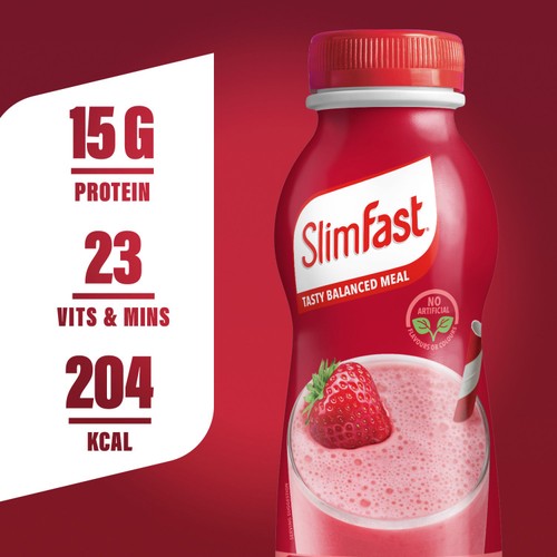 SlimFast Strawberry Milkshake Multipack