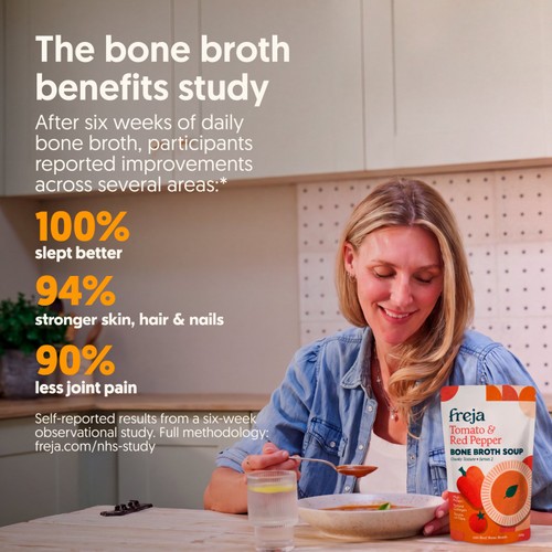 Freja Classic Chicken & Vegetable Bone Broth Soup