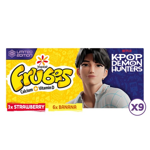 Frubes Kids Banana & Strawberry Yoghurt Tubes