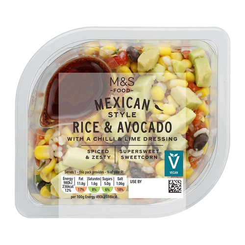 M&S Mexican Rice & Avocado