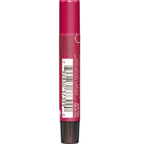 Burt's Bees 100% Natural Origin Moisturising Lip Shimmer, Rhubarb