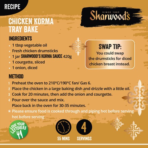 Sharwood's Korma Indian Curry Sauce