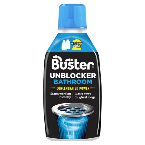 Buster Bathroom Drain Unblocker Mighty 2 Dose