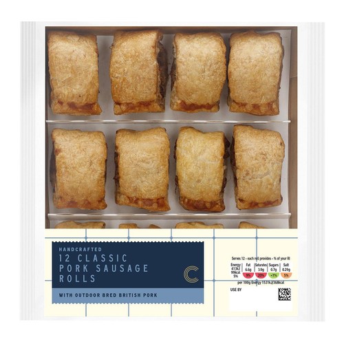M&S Collection 12 Classic Pork Sausage Rolls