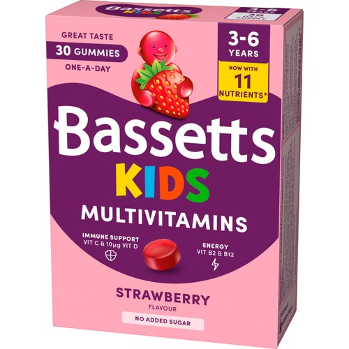 Bassetts Vitamins Multivitamins Strawberry 3-6 years