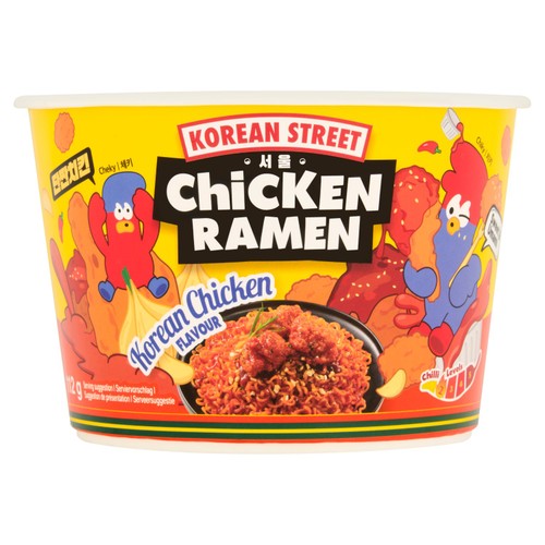 Korean Street Chicken Ramen Korean Chicken Flavour Bowl