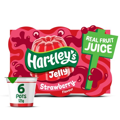 Hartley's Strawberry Jelly Pot Multipack