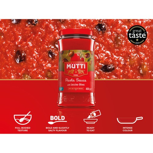 Mutti Tomato & Olive Pasta Sauce No Added Sugar
