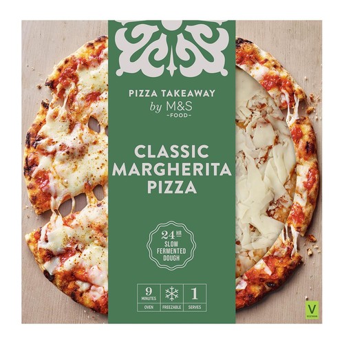 M&S Classic Margherita Woodfired & Stonebaked Pizza