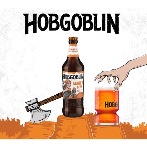 Hobgoblin Amber Bottle