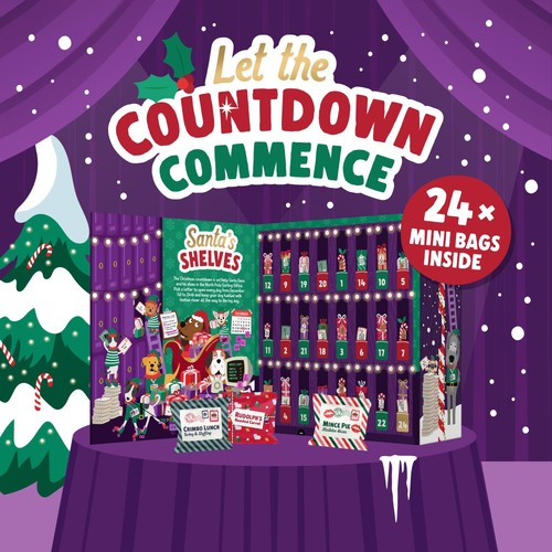 Denzel's Christmas Jumbo Advent Calendar for Dogs