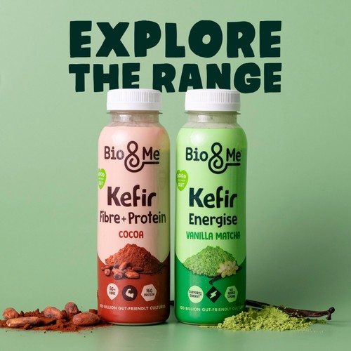 Bio&Me Cocoa Fibre + Protein Kefir Drink