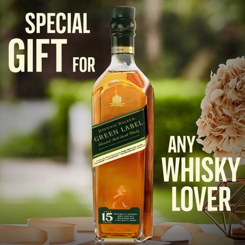 Johnnie Walker Green Label 15 Year Old Blended Scotch Whisky