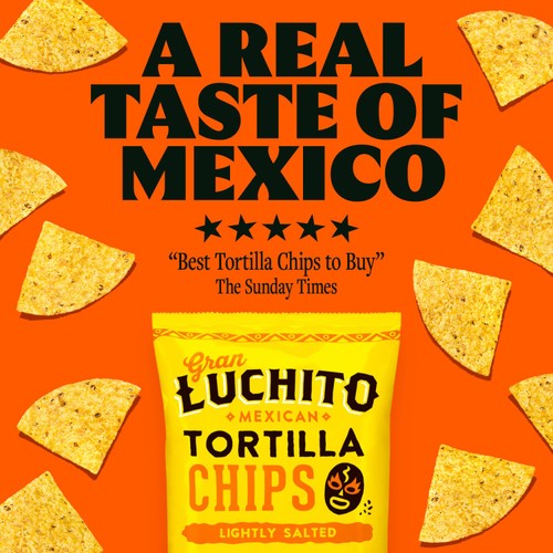 Gran Luchito Lightly Salted Corn Tortilla Chips