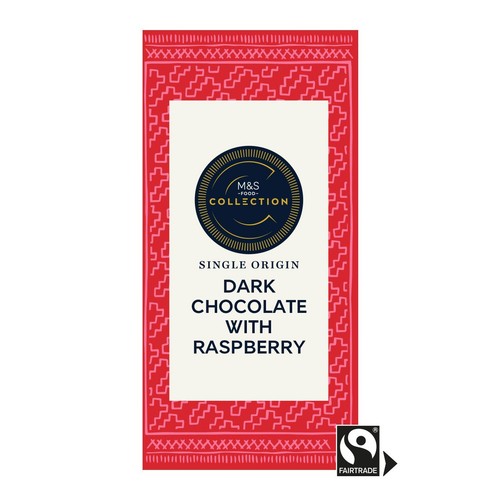 M&S Collection 60% Peruvian Dark Chocolate with Raspberry