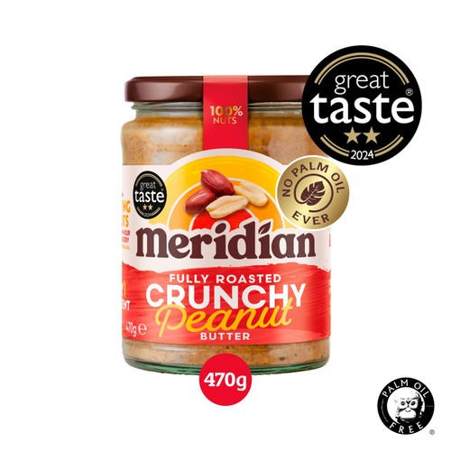 Meridian Crunchy Peanut Butter 100% Nuts