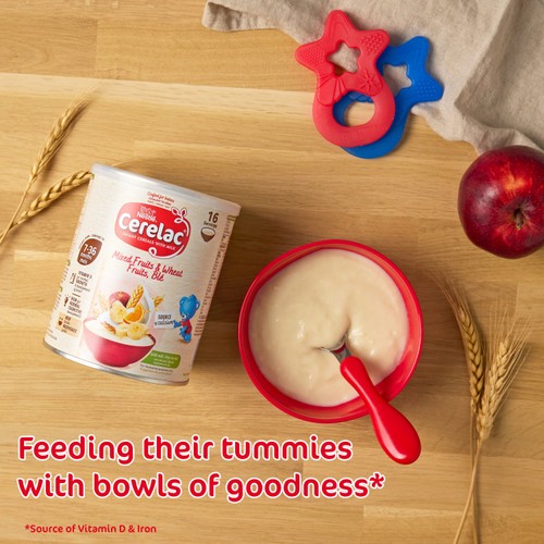 Cerelac Infant Cereals with Milk Mixed Fruits & Wheat 7+ Months 400g