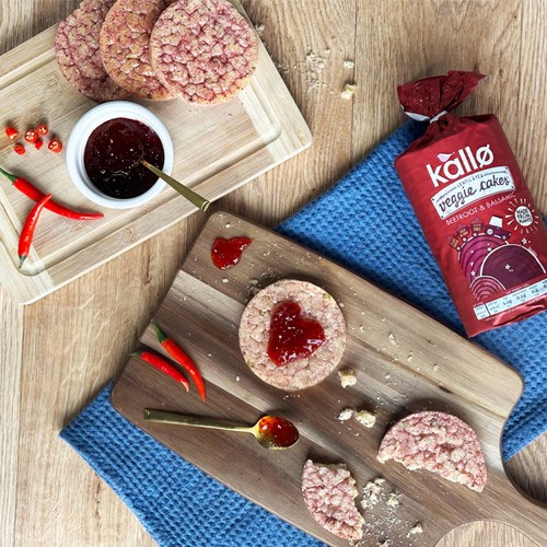 Kallo Beetroot & Balsamic Veggie Cakes