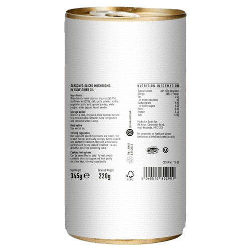 Cooks&Co Seasoned Sliced Mushrooms