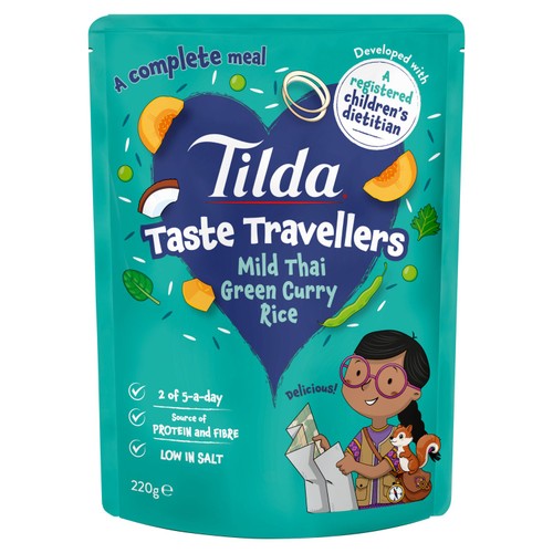 Tilda Kids Taste Travellers Mild Green Thai Curry Rice
