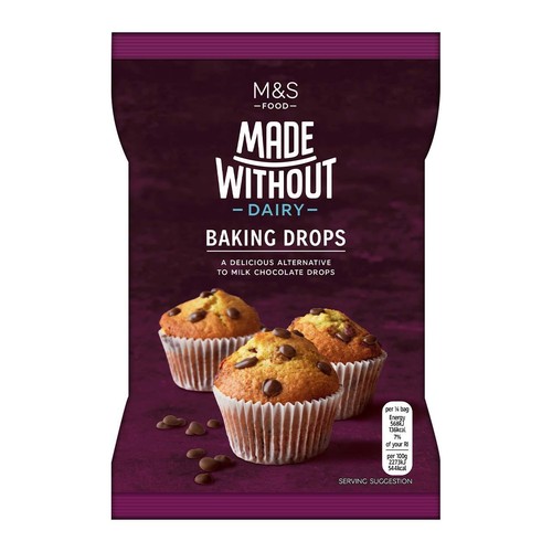 M&S Made Without Dairy Baking Drops