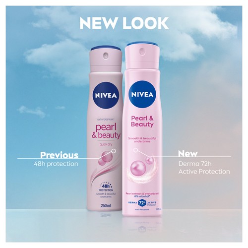 NIVEA Pearl & Beauty Anti-Perspirant Deodorant Spray 