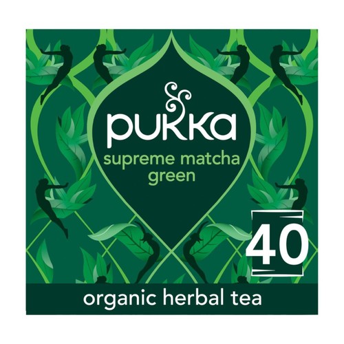 Pukka Organic Supreme Matcha Green x40 Herbal Tea Bags