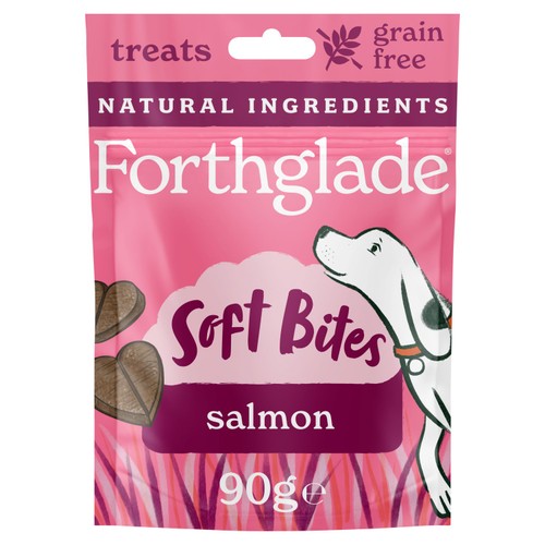 Forthglade Natural Grain-Free Soft Bite Treats with Salmon