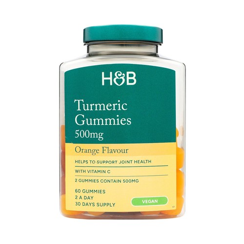 Holland & Barrett Turmeric 500mg Gummies Orange Flavour