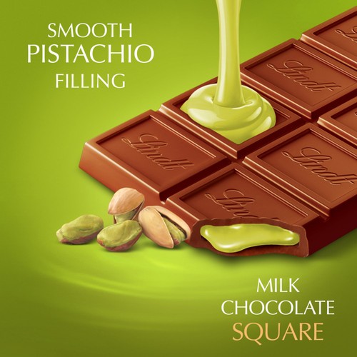 Lindt Lindor Milk Pistachio Chocolate Bar