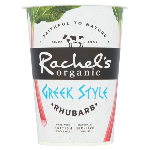 Rachel's Organic Greek Style Rhubarb