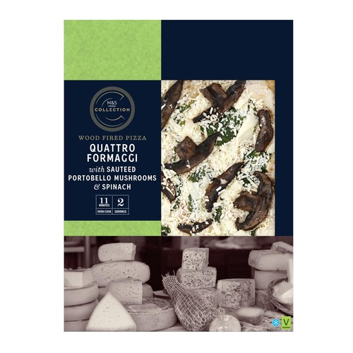 M&S Collection Quattro Formaggi Pizza