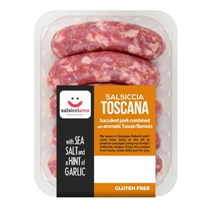 Salsicciamo Toscana Sausage with Hint of Garlic