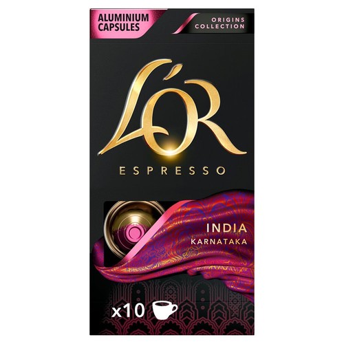 L'OR India Coffee Pods x10 Intensity 10