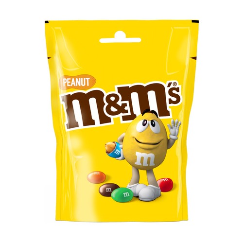 M&M's Crunchy Peanut & Milk Chocolate Bites Pouch Bag