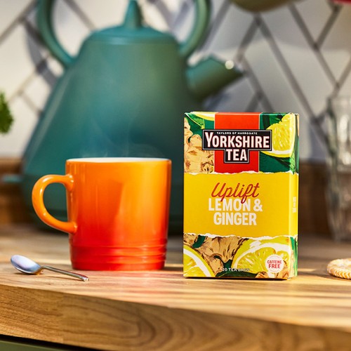 Yorkshire Tea Uplift Lemon & Ginger Fruit & Herbal Tea Bags