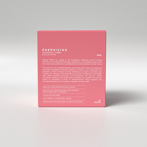The Lab Co. Energising Ceramic Boxed Candle