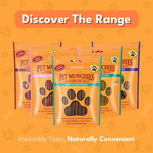 Pet Munchies 100% Natural Beef Liver Stick Dog Treats