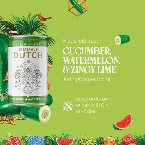 Double Dutch Cucumber and Watermelon