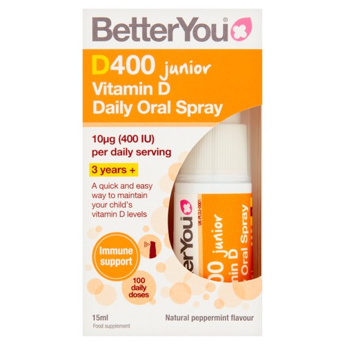 BetterYou D400 Kid's Vitamin D Daily Oral Spray 3yrs+ 