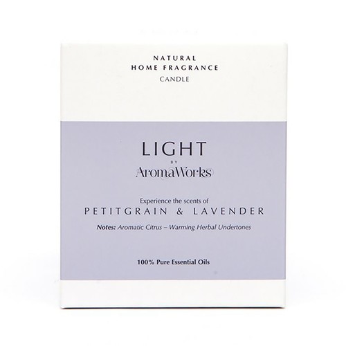 AromaWorks (Wax Lyrical) Candle Petitgrain & Lavender