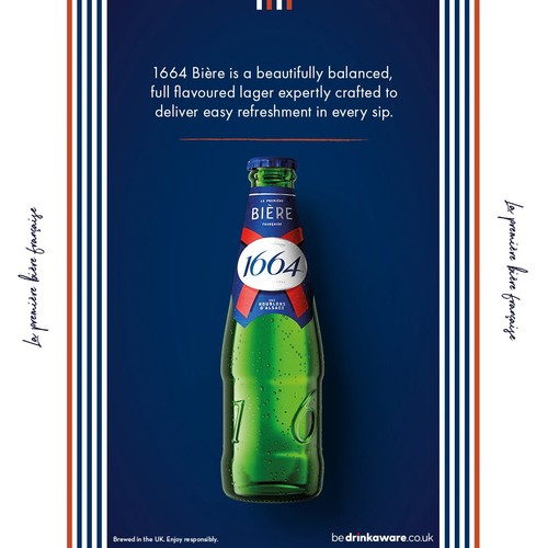 Kronenbourg 1664 Biere Lager Beer Bottles