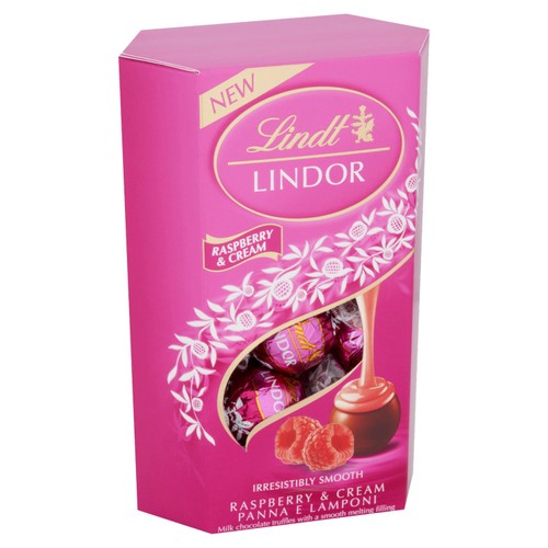 Lindt Lindor Raspberry & Cream