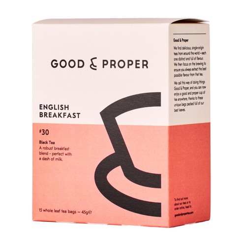 Good & Proper Tea English Breakfast Teabags 