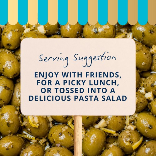 Henry's Deli Halkidiki Olives with Lemon Garlic & Rosemary