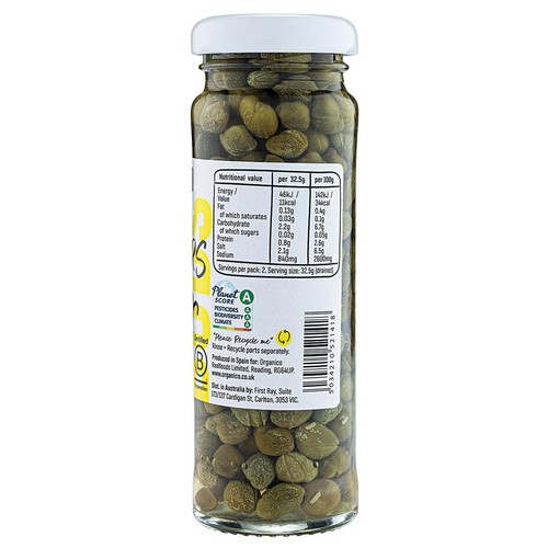 Realfoods Organic Capers in Brine