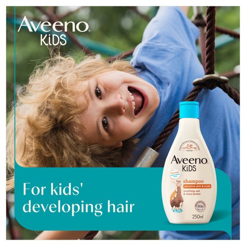 Aveeno Kids Shampoo with Soothing Oat & Shea Butter for Sensitive Skin