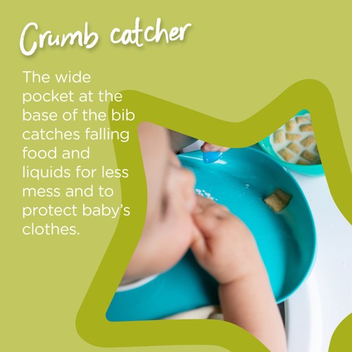 Tommee Tippee Roll n Go Bib 7m+